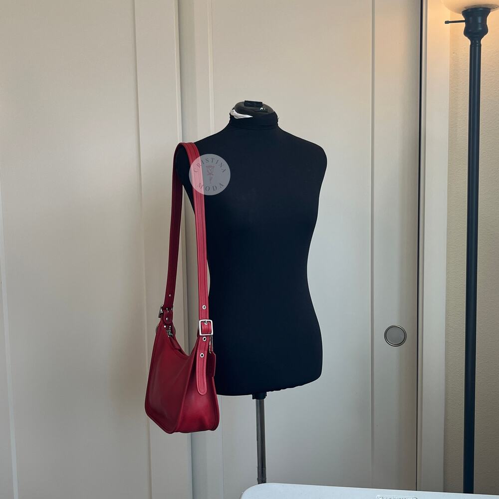 Vintage Coach Janice Legacy Bag 9950 Red 2006 - Picture 15 of 15